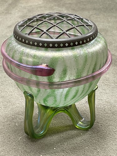 Vase verre irisé iridescent - vase,