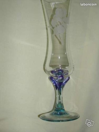 Vase sérigraphié iris - iris, et