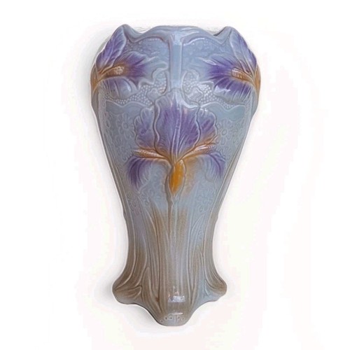 Magnifique vase aux iris - magnifique, en