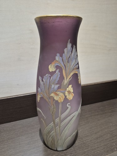Vase émaillé ancien - ancien, legras
