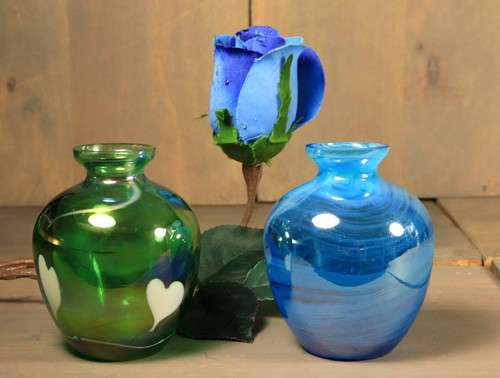 Lot vase verre d - lot,