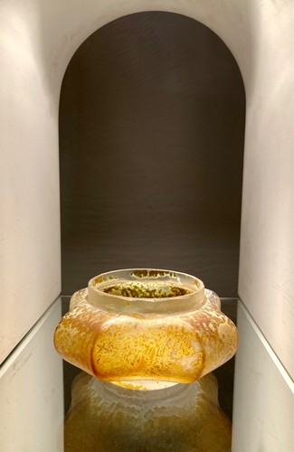 Beau vase verre irisé - verre,